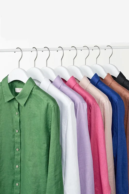 Рубашка из льна UNIQLO Рубашка из льна UNIQLO