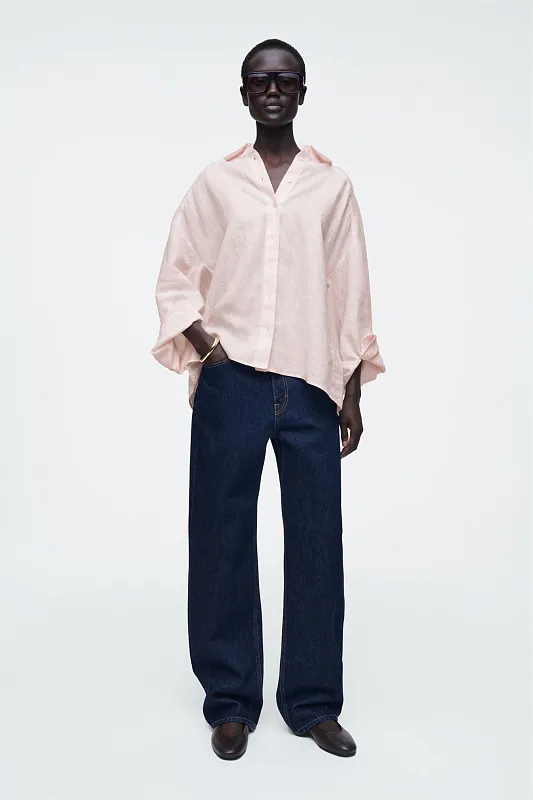 Льняная рубашка свободного кроя COS Льняная рубашка свободного кроя COS