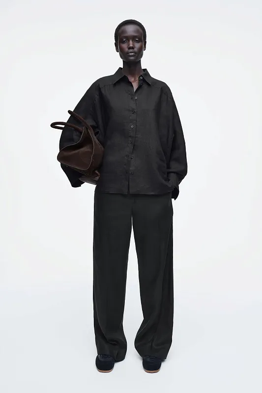 Льняная рубашка свободного кроя COS Льняная рубашка свободного кроя COS