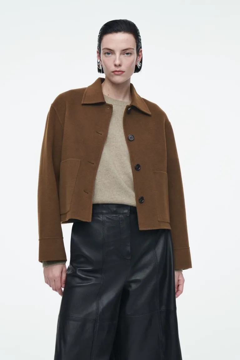 Свободная шерстяная куртка Свободная шерстяная куртка