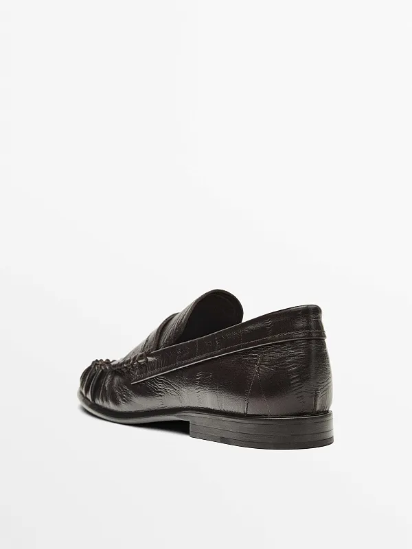 Кожаные лоферы MASSIMO DUTTI Кожаные лоферы MASSIMO DUTTI