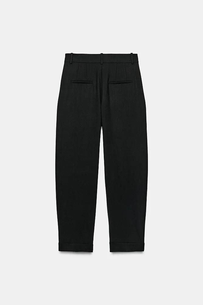 Широкие брюки с защипами ZARA
