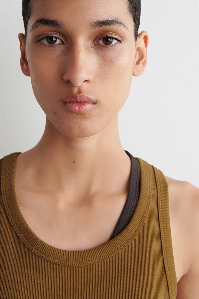 Платье-майка в рубчик COS