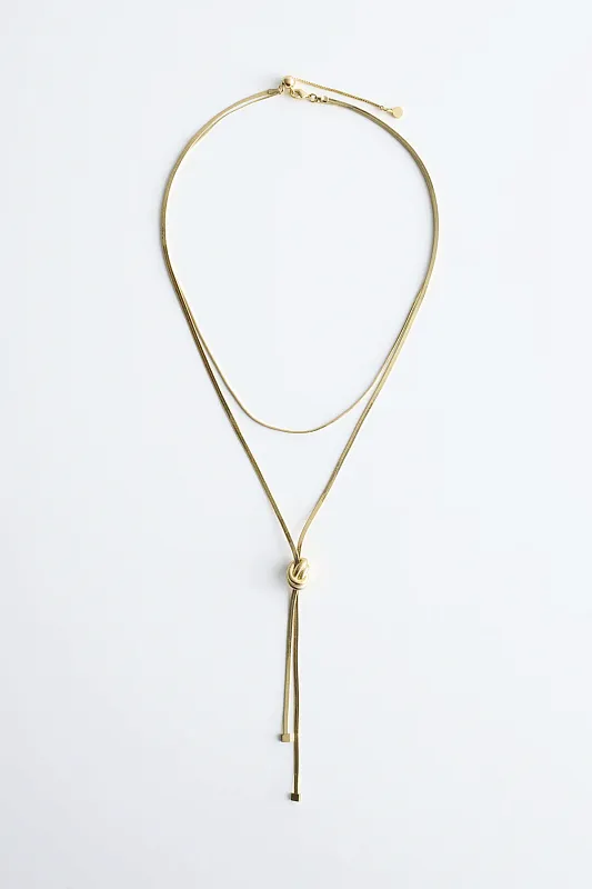 Ожерелье-лариат с узлом & OTHER STORIES Ожерелье-лариат с узлом & OTHER STORIES