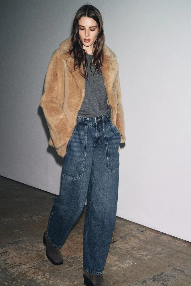 Джинсы-баллоны ZARA