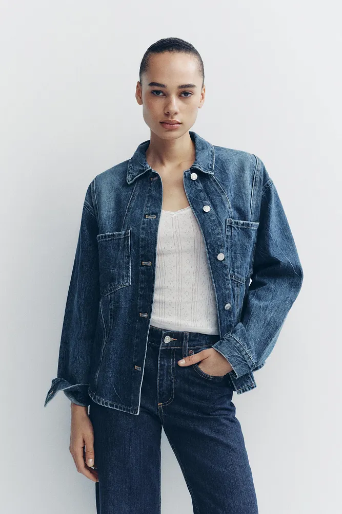 Широкие джинсы TRF со средней посадкой ZARA