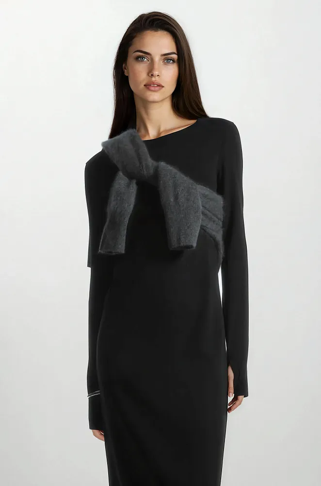 Платье миди в рубчик COS