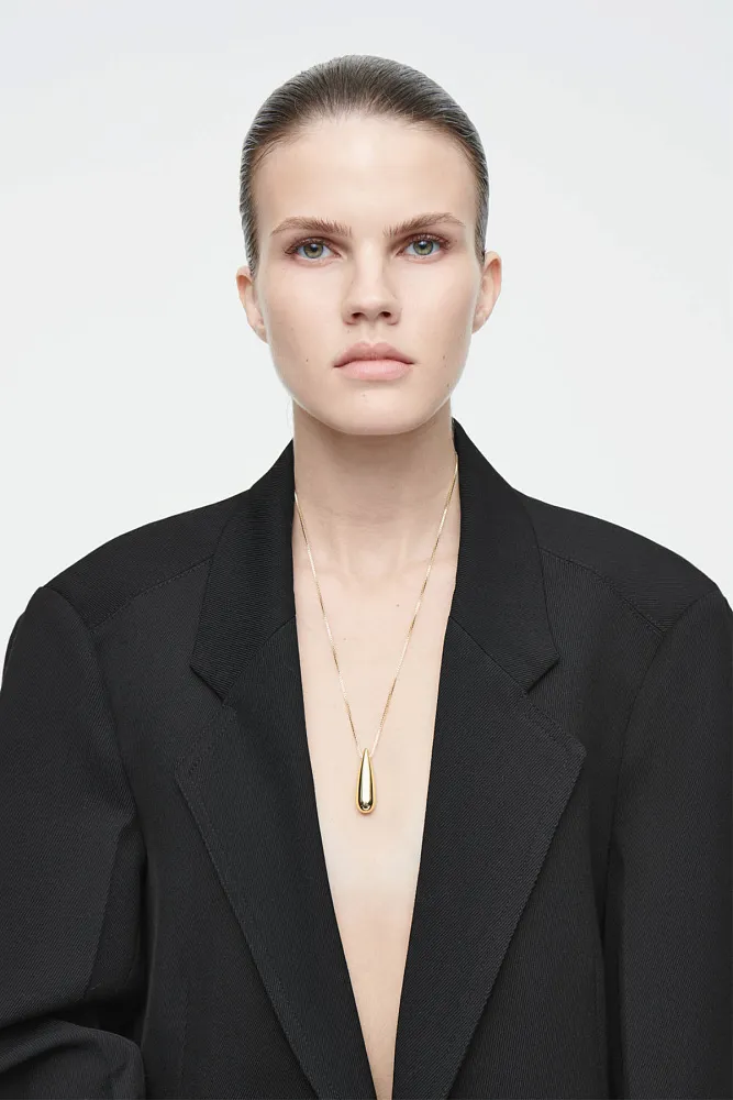 Ожерелье с подвеской в виде капли COS