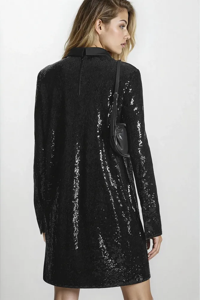 Платье-мини с пайетками COS