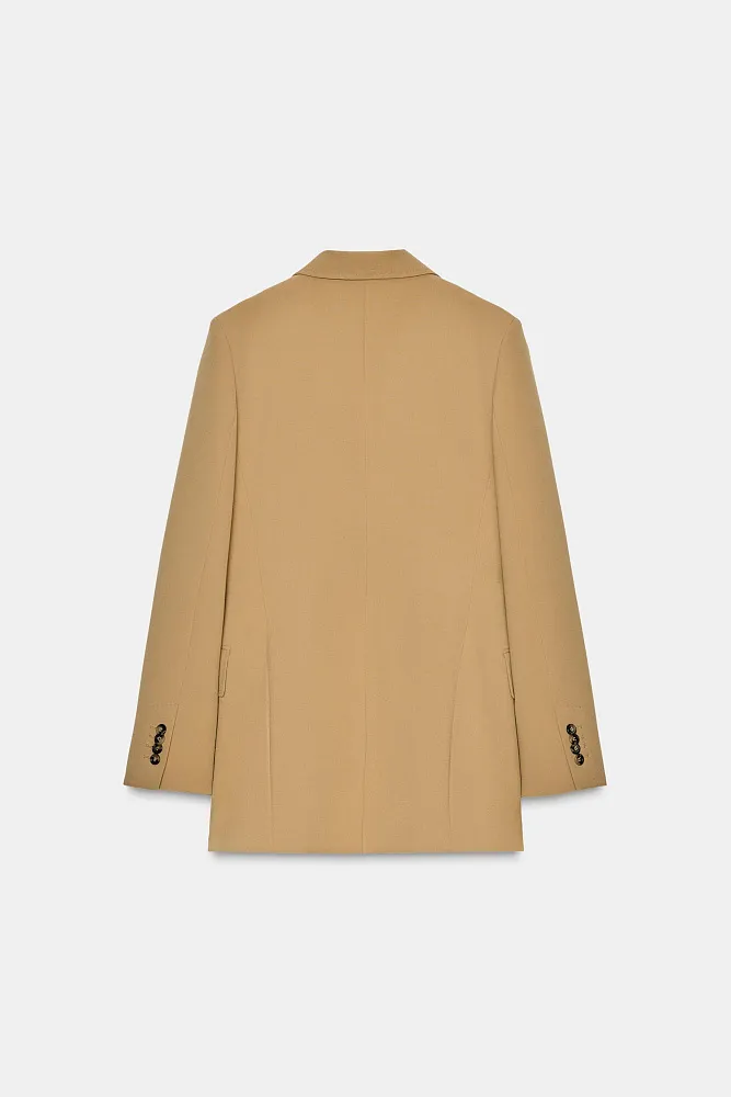 Приталенный пиджак с платком ZARA