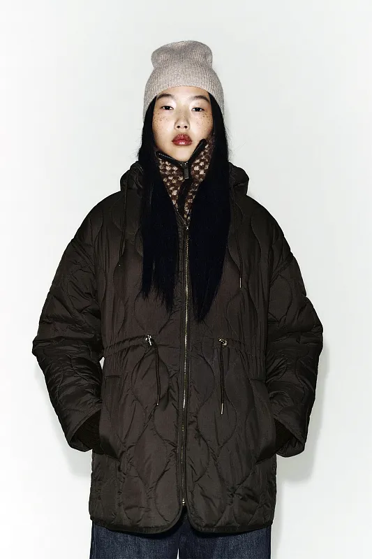 Водоотталкивающая стеганая куртка ZARA Водоотталкивающая стеганая куртка ZARA