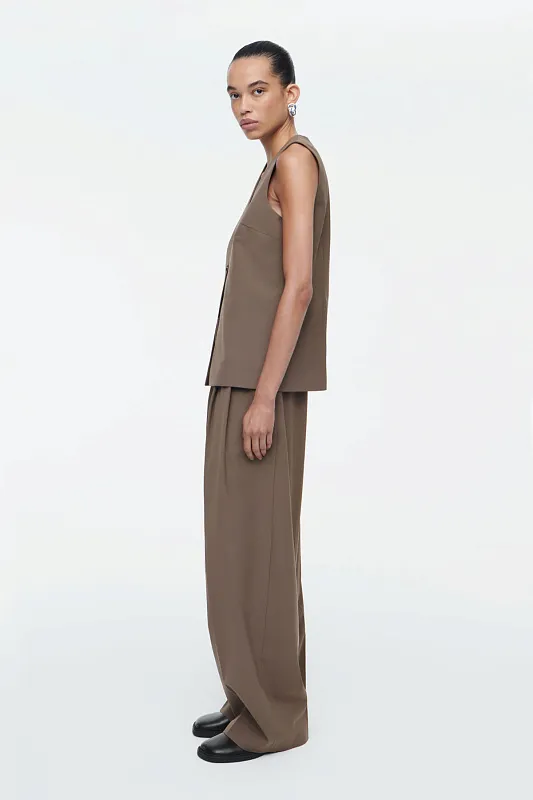 Удлиненный жилет из твила COS Удлиненный жилет из твила COS