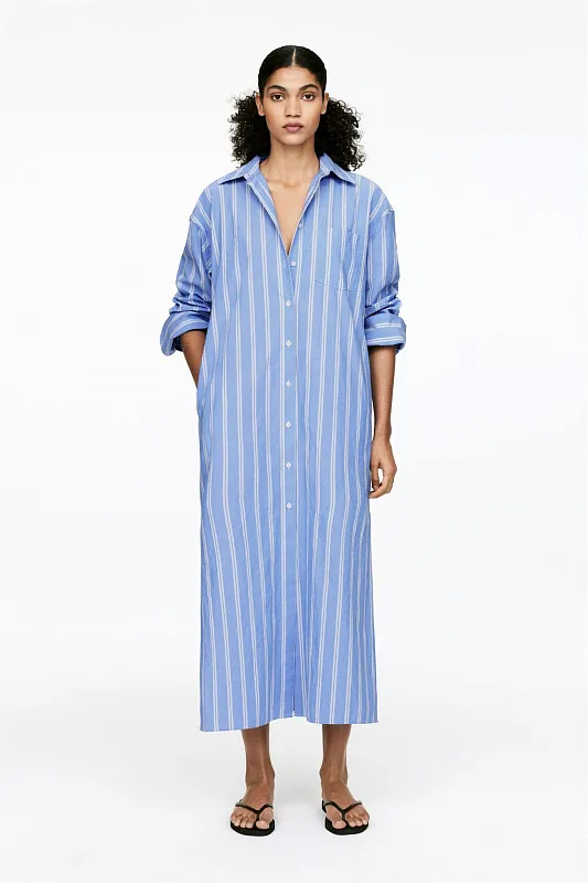 Платье-рубашка из хлопка