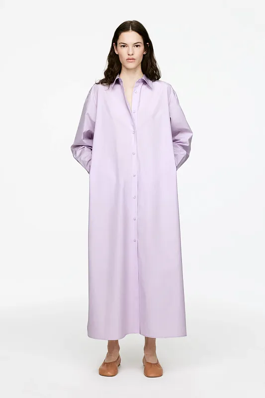 Платье-рубашка свободного кроя