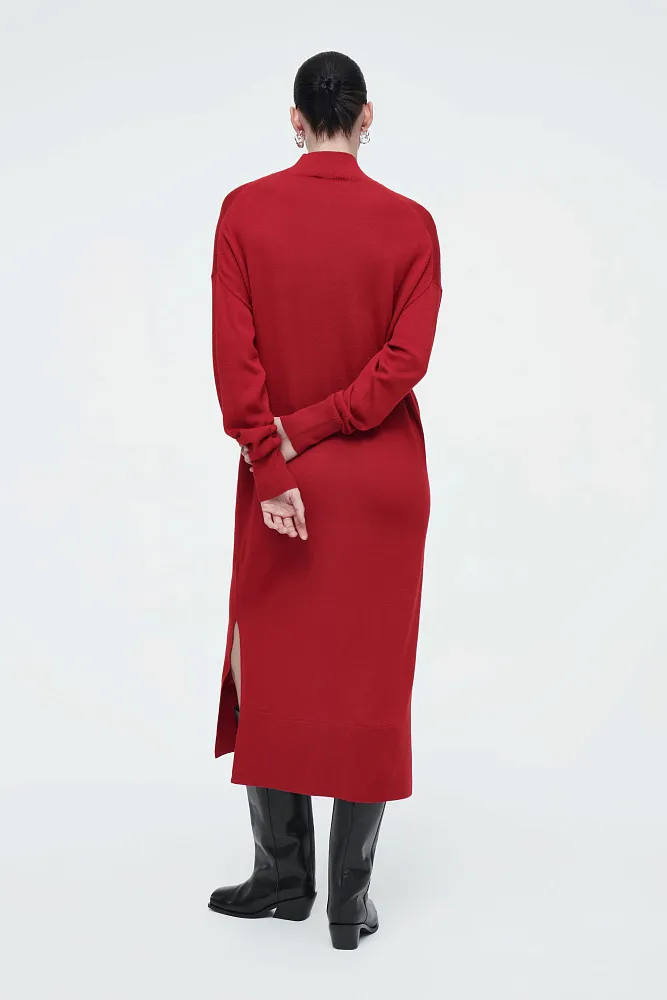 Платье-водолазка из мериносовой шерсти COS