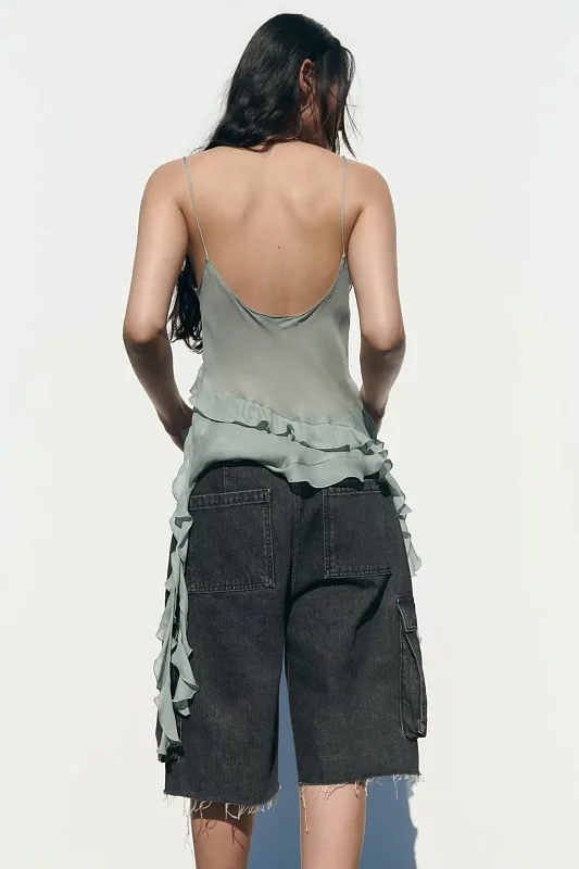 Шорты бермуды ZARA   Шорты бермуды ZARA