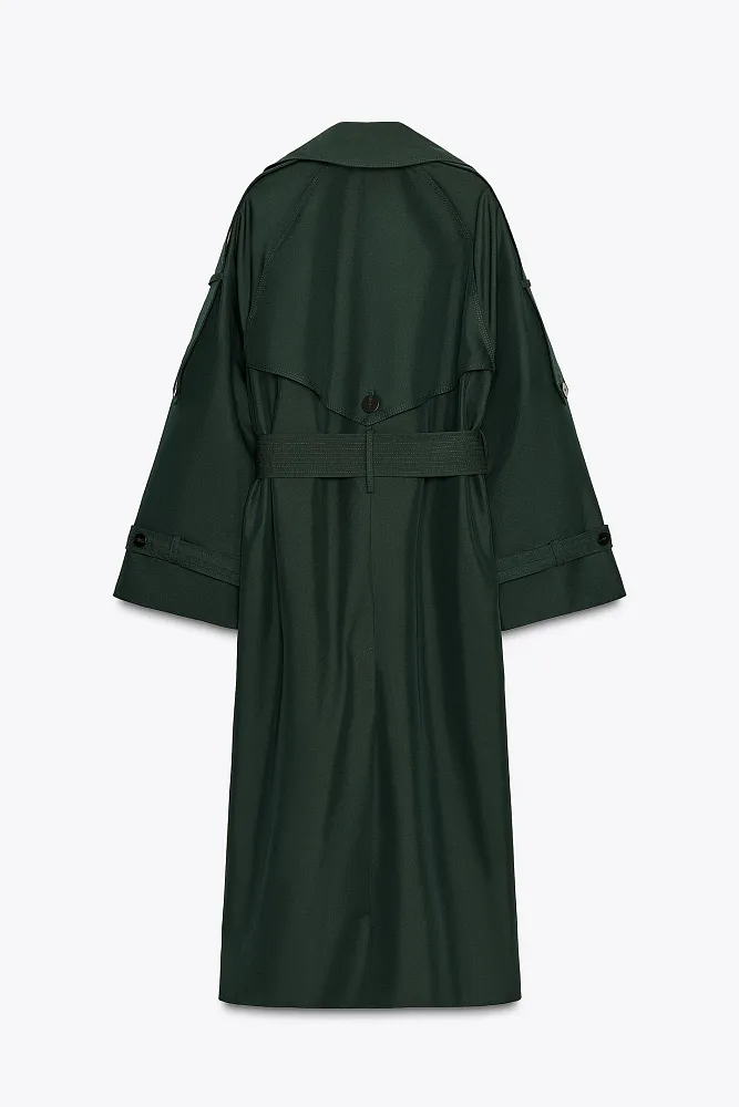 Водоотталкивающий тренч ZARA