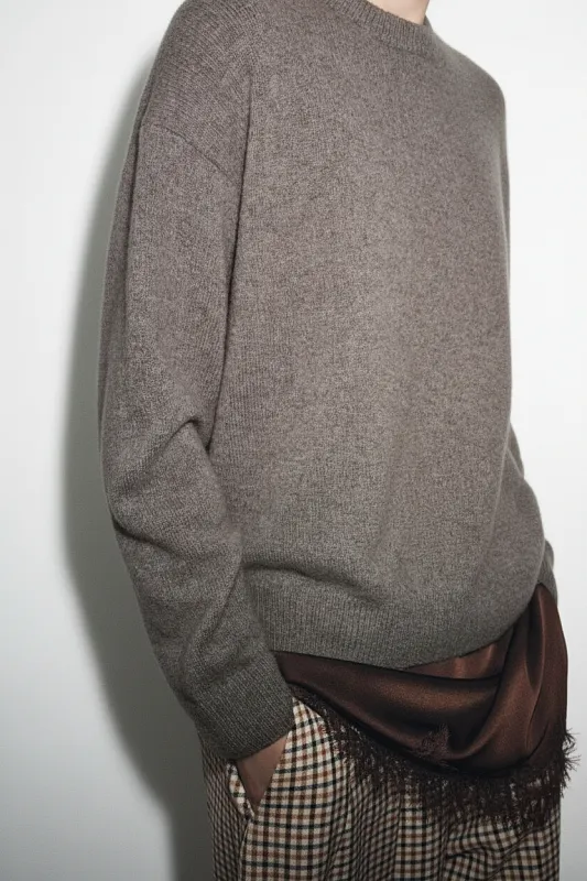 Джемпер из кашемира и шерсти ZARA Джемпер из кашемира и шерсти ZARA