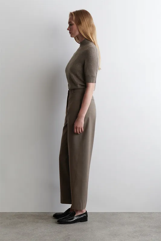 Укороченные шерстяные брюки COS Укороченные шерстяные брюки COS