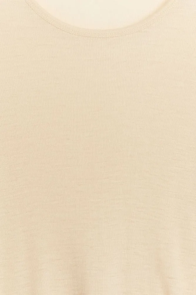 Шерстяной лонгслив в рубчик ARKET