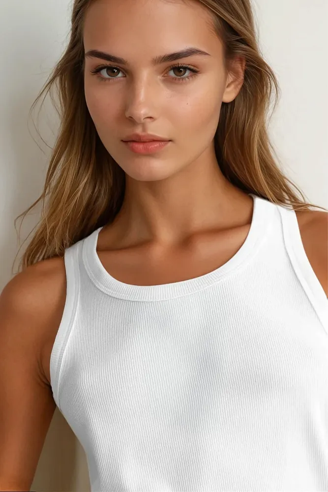 Майка в рубчик COS