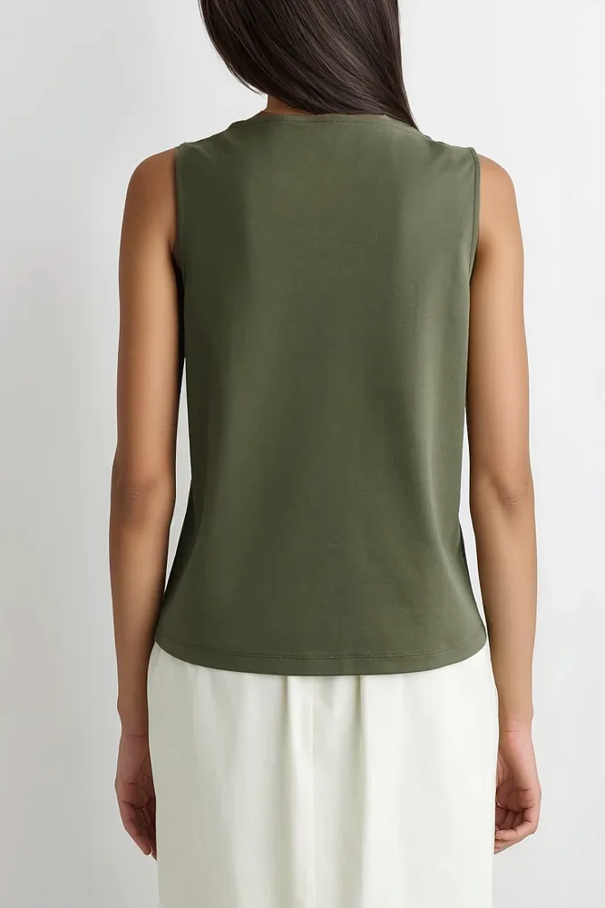 Топ с вырезом-лодочкой COS