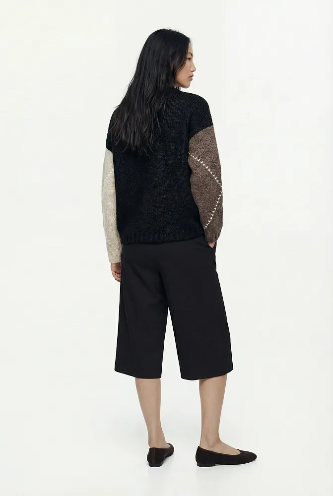 Джемпер с узором "ромбы" ZARA