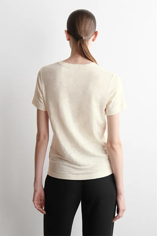 Льняная футболка COS Льняная футболка COS