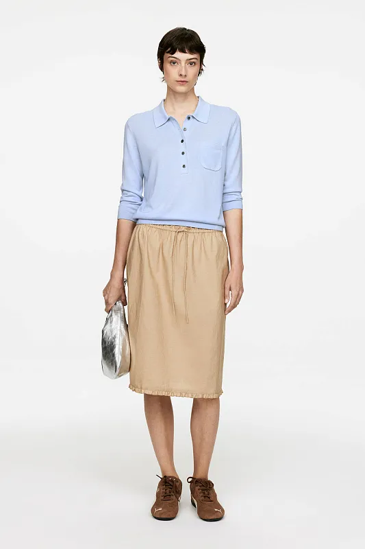 Трикотажная рубашка-поло ARKET Трикотажная рубашка-поло ARKET