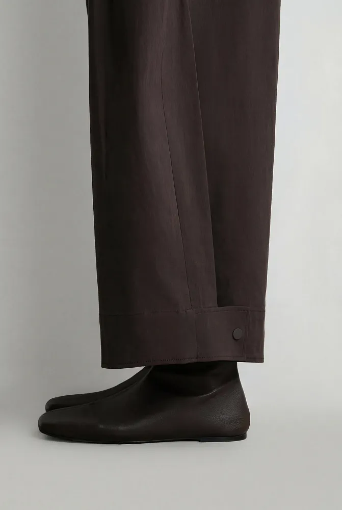 Хлопковые брюки-бочки COS