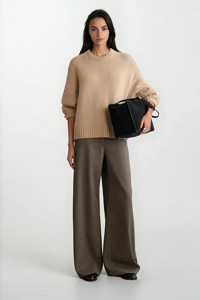 Джемпер из толстого кашемира COS