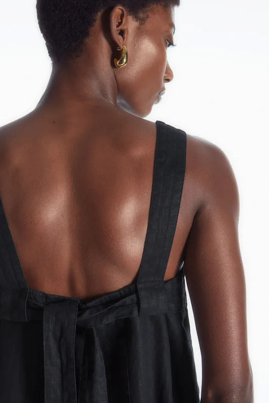 Льняной топ с завязками на спине COS Льняной топ с завязками на спине COS