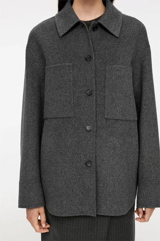 Рубашка из смесовой шерсти ARKET