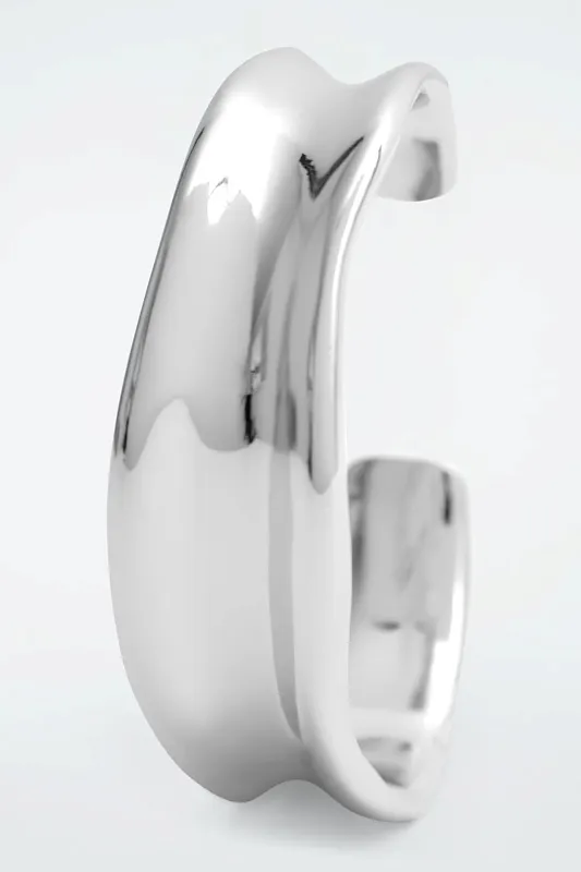 Тонкий скульптурный браслет COS   Тонкий скульптурный браслет COS