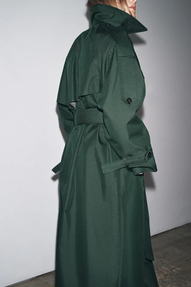Водоотталкивающий тренч ZARA