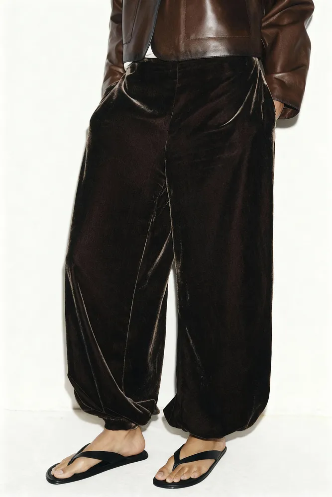 Вельветовые брюки ZARA