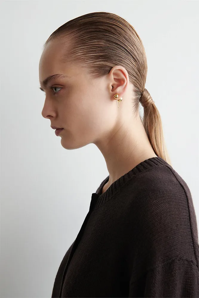 Серьги с цепочками COS