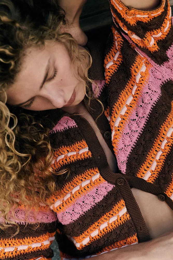 Жаккардовый топ-поло ZARA