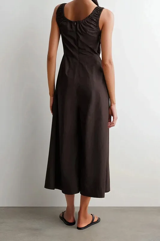 Хлопковый комбинезон с окантовкой COS   Хлопковый комбинезон с окантовкой COS