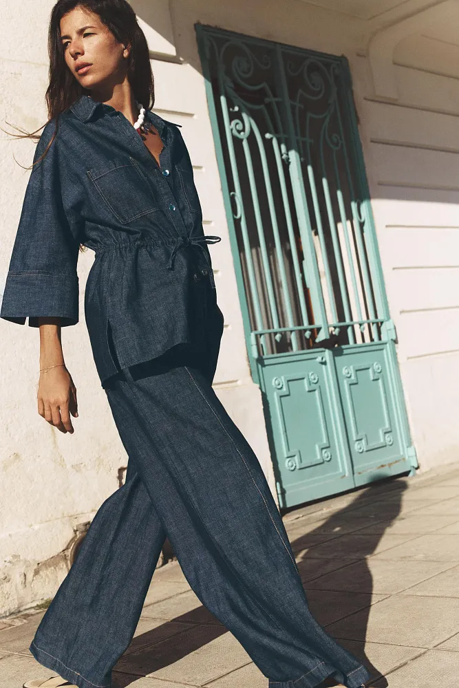 Широкие брюки ZARA