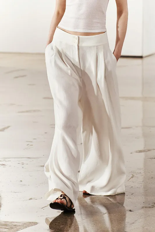 Льняные брюки ZARA Льняные брюки ZARA