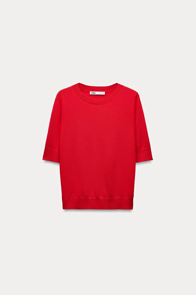 Трикотажный топ ZARA