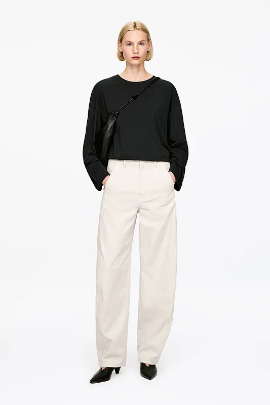 Широкие вельветовые брюки