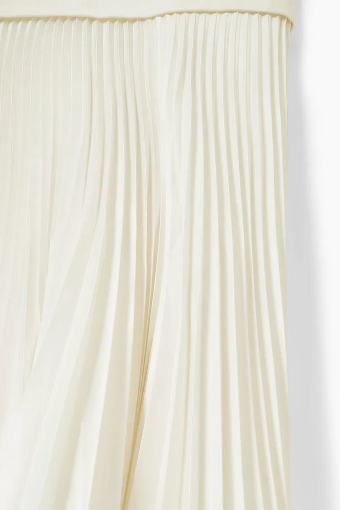 Платье-футболка с плиссированной юбкой COS