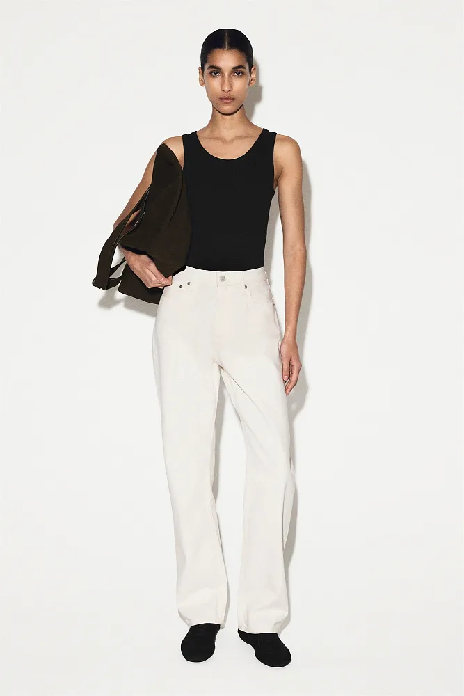 Майка в рубчик COS