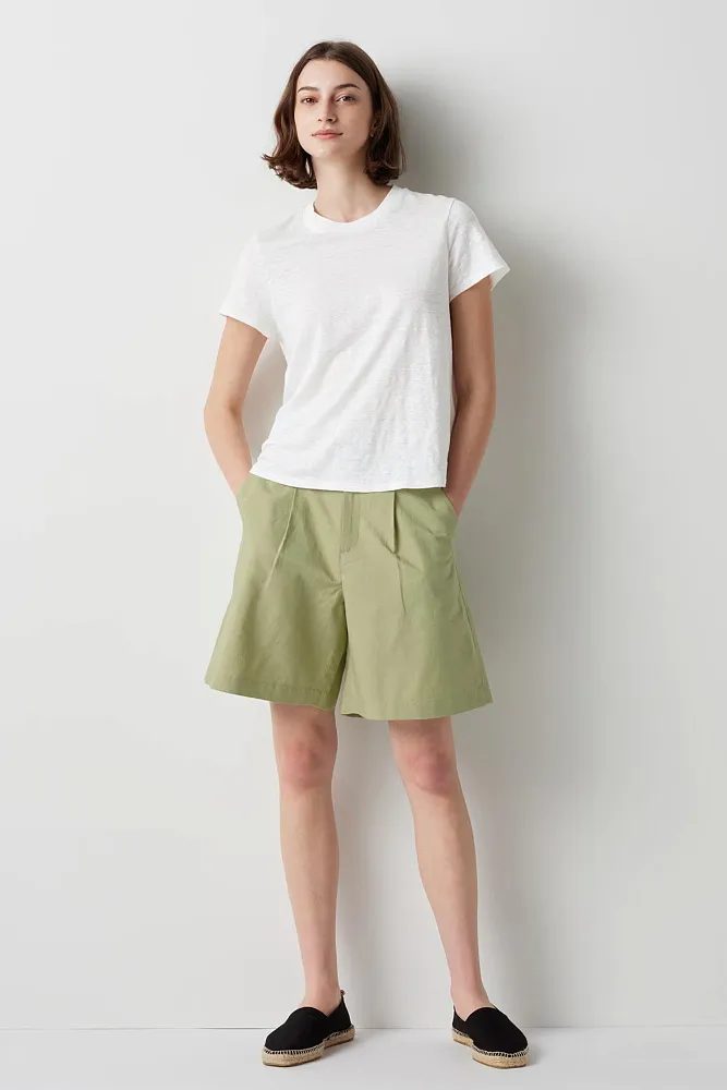 Льняная футболка UNIQLO