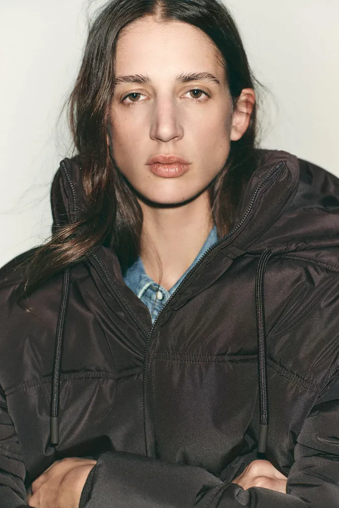 Пуховик с защитой от воды и ветра ZARA