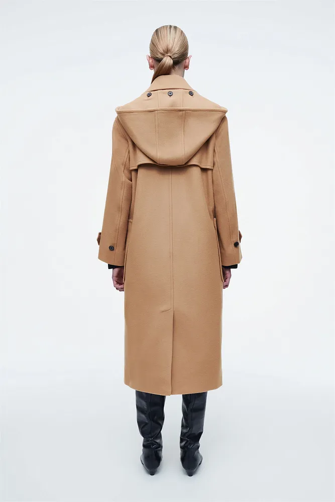 Пальто Duffle с капюшоном COS