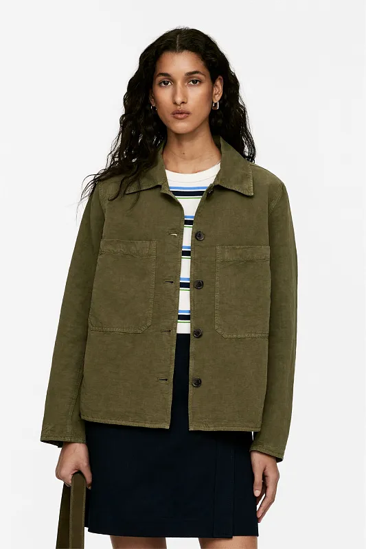 Верхняя рубашка из льняной смеси