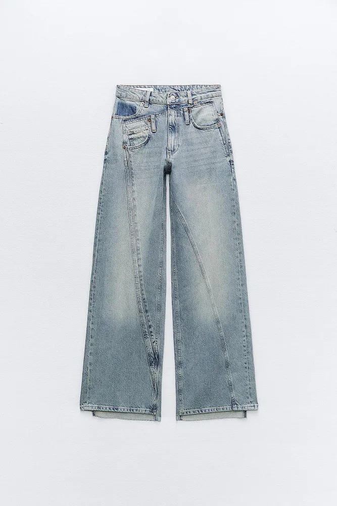 Широкие джинсы TRF ZARA